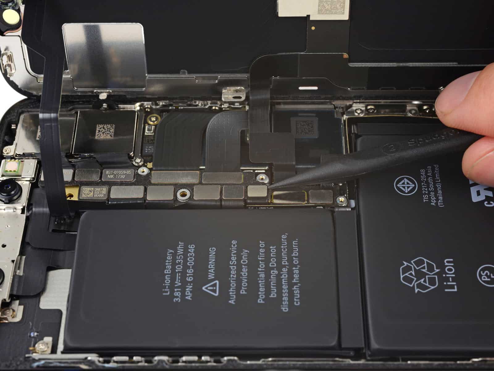 Iphone x battery