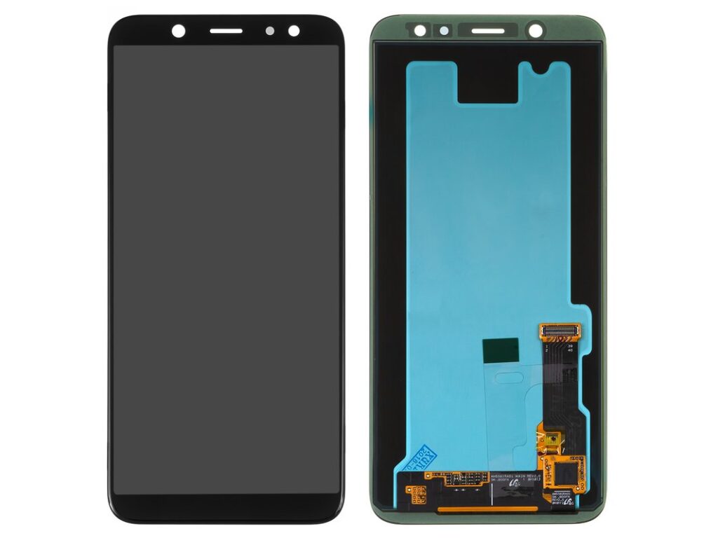 Lcd for samsung a600f dual galaxy a6 2018 cell phone black with touchscreen original prc original glass