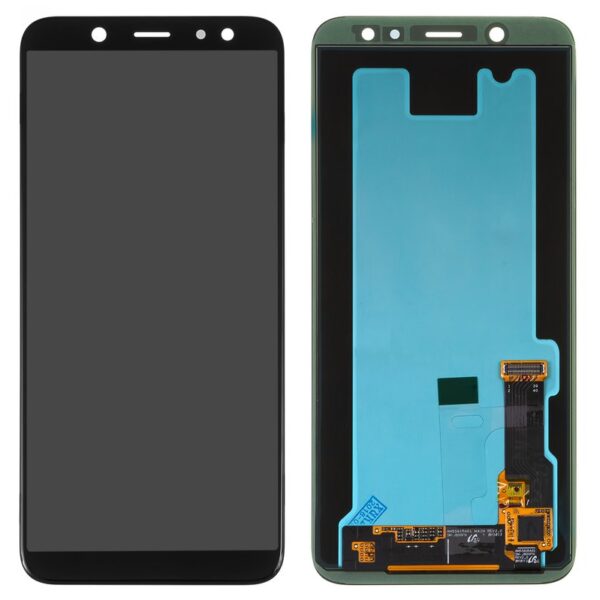 Lcd for samsung a600f dual galaxy a6 2018 cell phone black with touchscreen original prc original glass